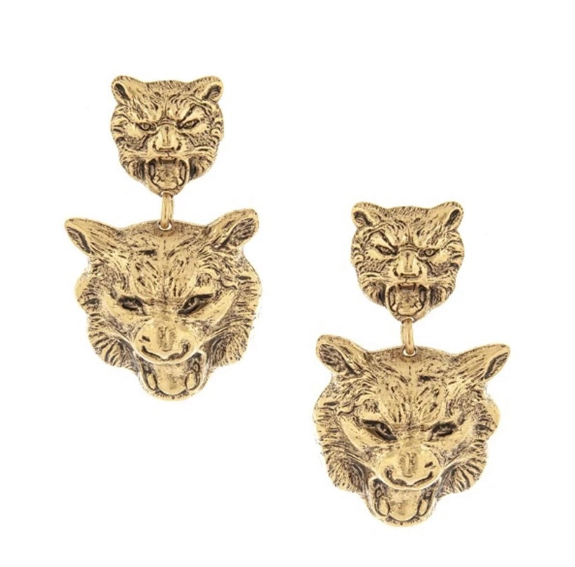 Feline Earrings