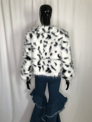 Dalmatian Fur Jacket