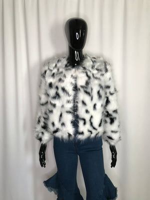 Dalmatian Fur Jacket